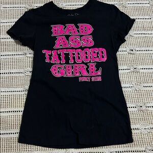 Black and Pink Kids Tee